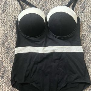 Torrid Pin Up style one piece swimsuit